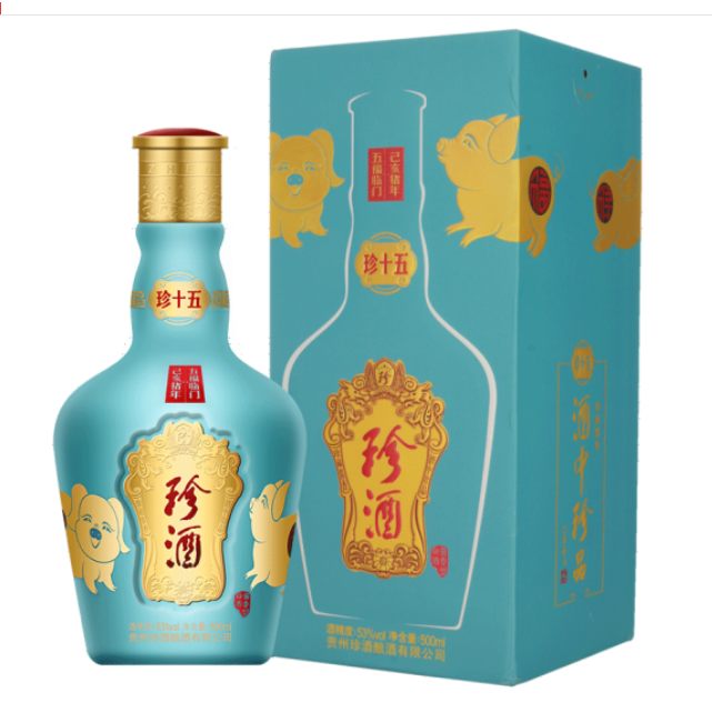 2024-02-13日，珍酒珍酒猪年500ML53.00度酒每瓶的价格是多少呢？